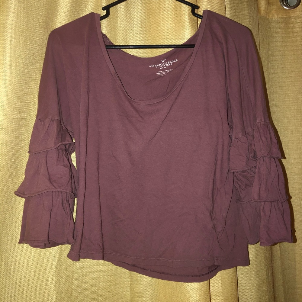 Mauve Crop Top